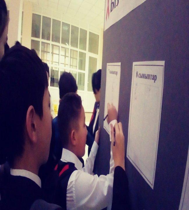 СПИД күніне орай «Біз СПИД-ке қарсымыз!» атты акция